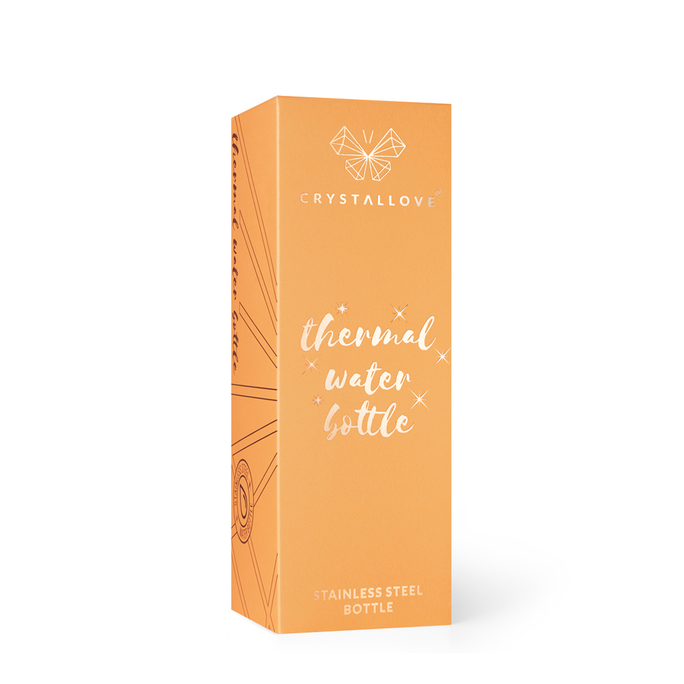 CRYSTALLOVE Peach Fuzz Thermal pudele, 500 ml - 4