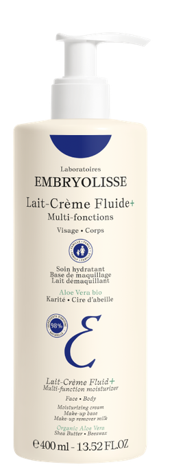 EMBRYOLISSE Lait-Crème Fluid Multipurpose Moisturizing Nourishing ķermeņa pieniņš, 400 ml - 1