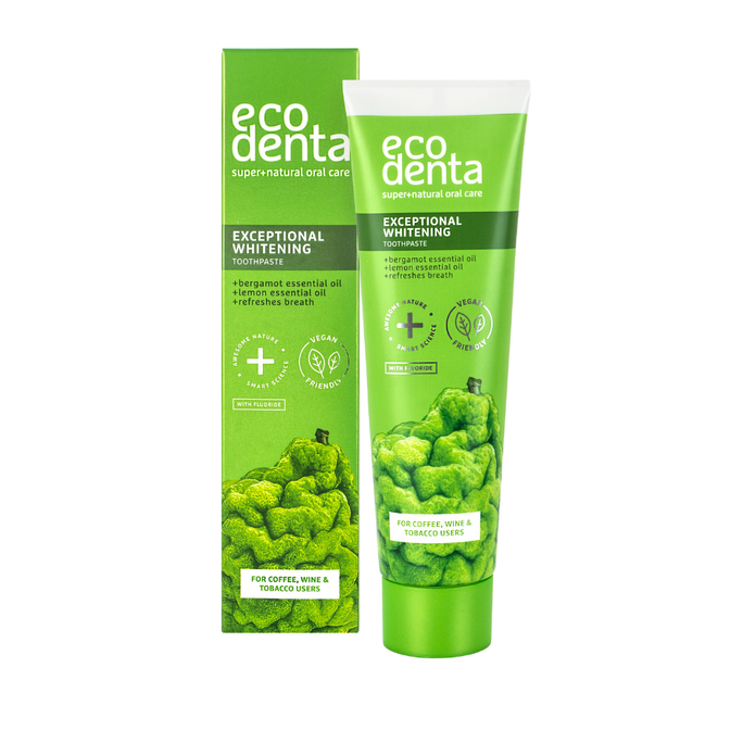 ECODENTA With Bergamot And Lemon Essential Oils zobu pasta, 100 ml - 2