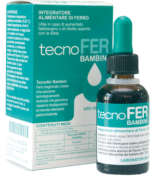 TECNOFER 5 mg/30 ml bērniem pilieni, 30 ml - 1