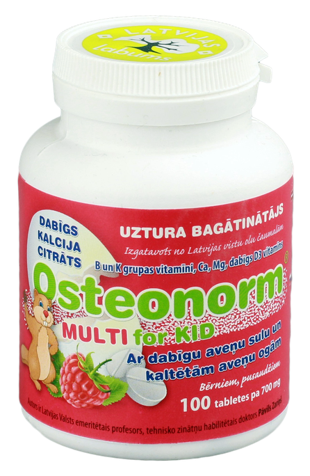 OSTEONORM Multi For Kid 700 mg tabletes, 100 gab. - 1