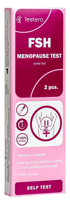 TESTERA FSH Menopause tests, 2 gab. - 1