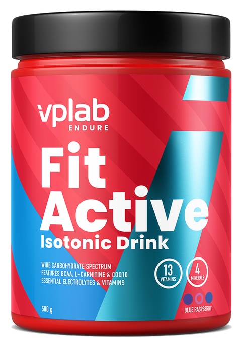 VPLAB FitActive Blue Raspberry pulveris, 500 g - 1