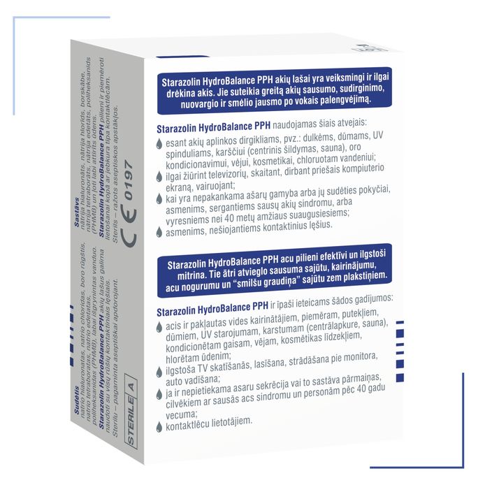 STARAZOLIN HydroBalance 5 ml acu pilieni, 2 gab. - 2