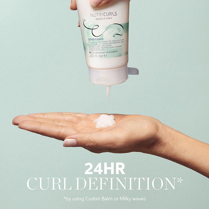 WELLA PROFESSIONALS Nutricurls Waves & Curls matu kondicionieris, 200 ml - 2
