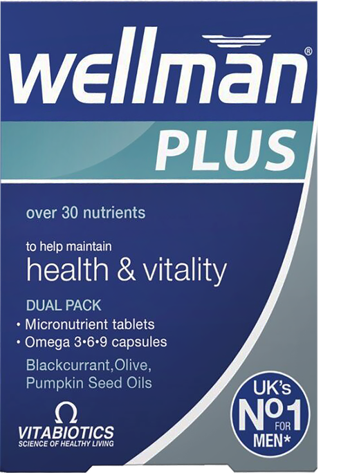 WELLMAN Omega 3-6-9 vyrams tabletės + kapsulės, 56 vnt. - 1