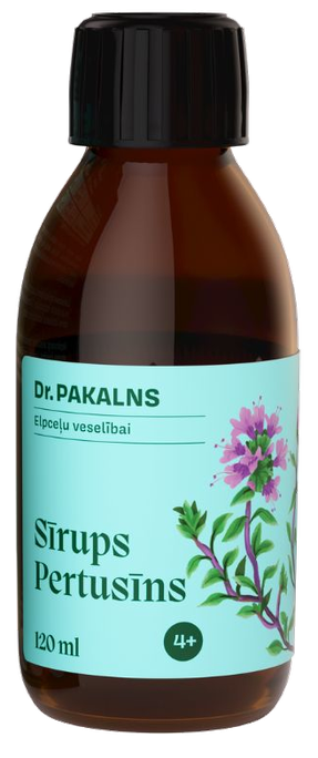 DR. PAKALNS Pertusin sīrups, 120 ml - 1