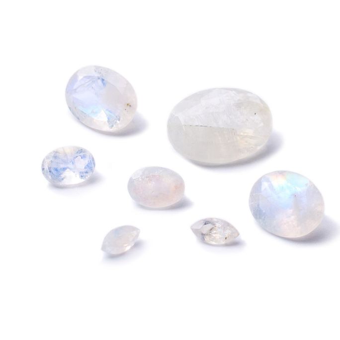 CRYSTALLOVE Moonstone matu sprādze, 1 gab. - 2