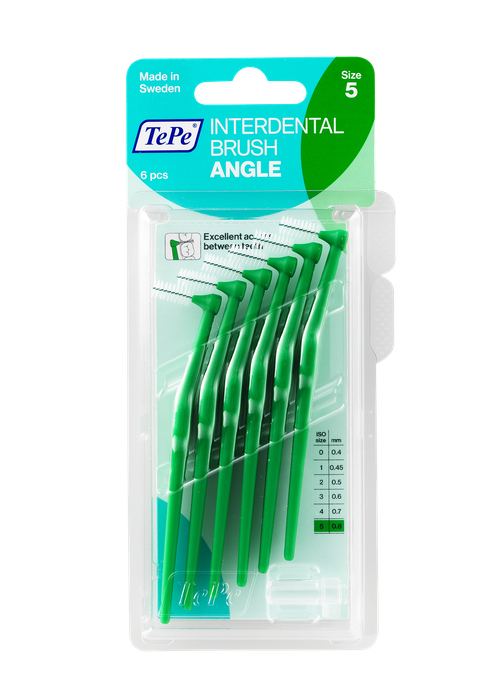 TEPE Angle Size 5 0,8 mm zobstarpu birstīte, 6 gab. - 1