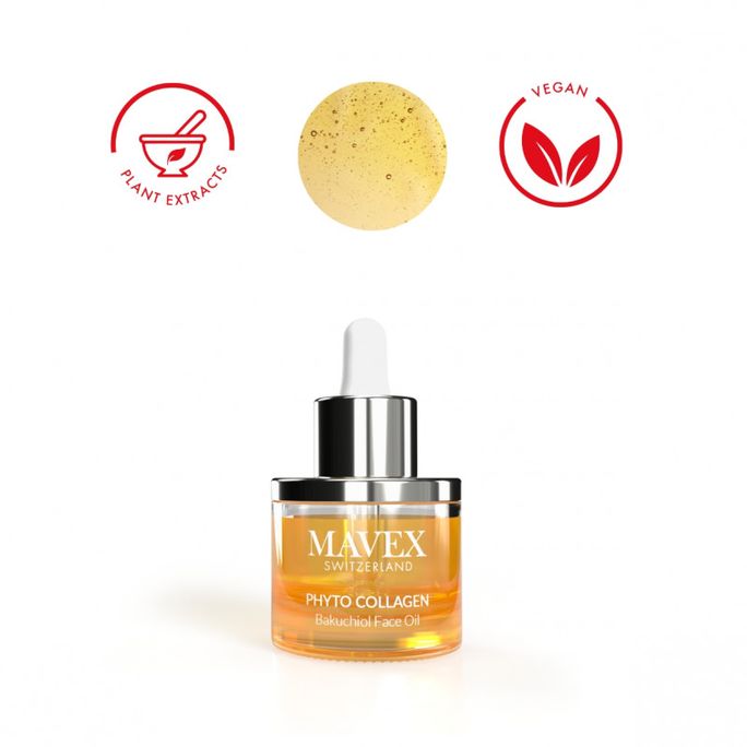 MAVEX Phyto Collagen Bakuchiol sejas eļļa, 30 ml - 3
