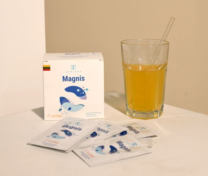 SAPIENS Magnesium tirpūs milteliai, 30 vnt. - 4