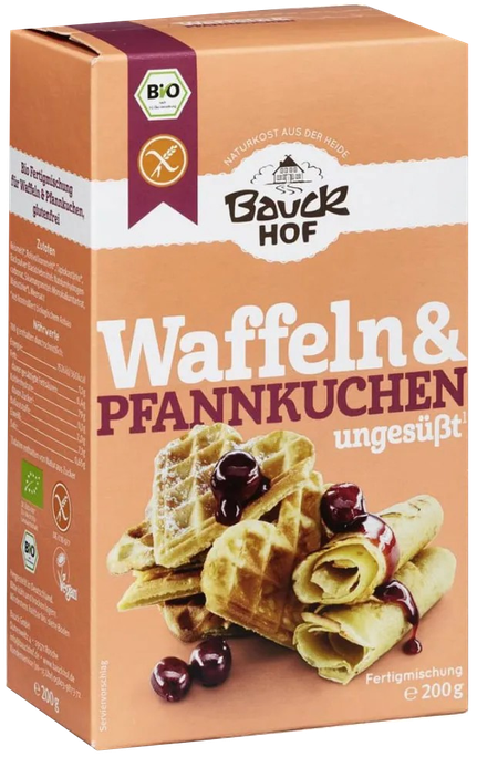 BAUCK HOF vafelēm un pankūkām, ekoloģiska bez glutēna maisījums, 200 g - 1