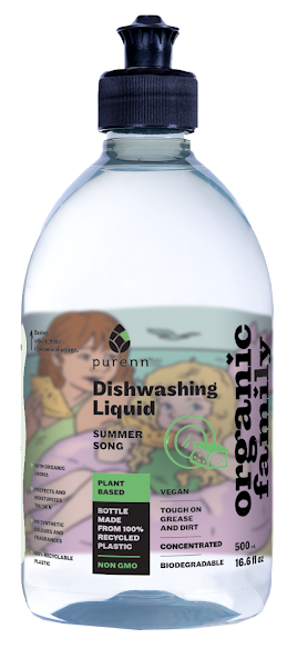 PURENN Summer Song Ar Laimu trauku mazgāšanas līdzeklis, 500 ml - 1