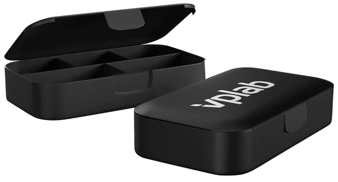 VPLAB Pill Box Black kastīte, 1 gab. - 1