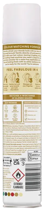 BATISTE Light & Blonde sausas šampūnas, 200 ml - 2