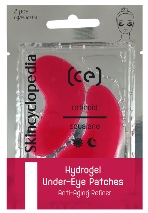 SKINCYCLOPEDIA With Retinol, Squalane, Hyaluronic Acid and Collagen acu spilventiņi, 2 gab. - 1