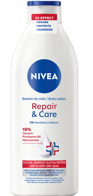 NIVEA Repair & Care Sausai Ādai ķermeņa losjons, 400 ml - 1