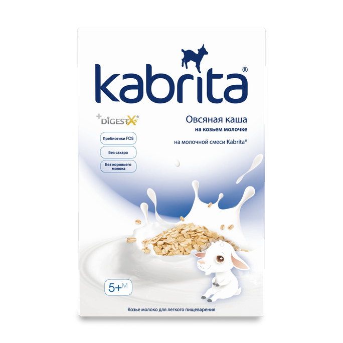 KABRITA Auzu pārslu biezputra, 180 g - 1