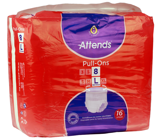 ATTENDS Pull-Ons L/8 biksītes, 16 gab. - 1