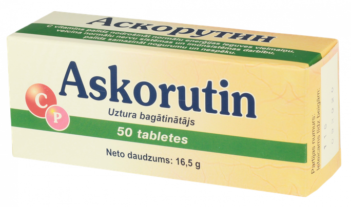 ASKORUTIN tabletes, 50 gab. - 1