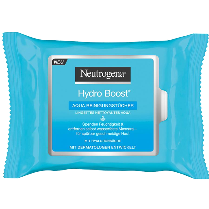 NEUTROGENA Hydro Boost Aqua mitrās salvetes, 25 gab. - 1