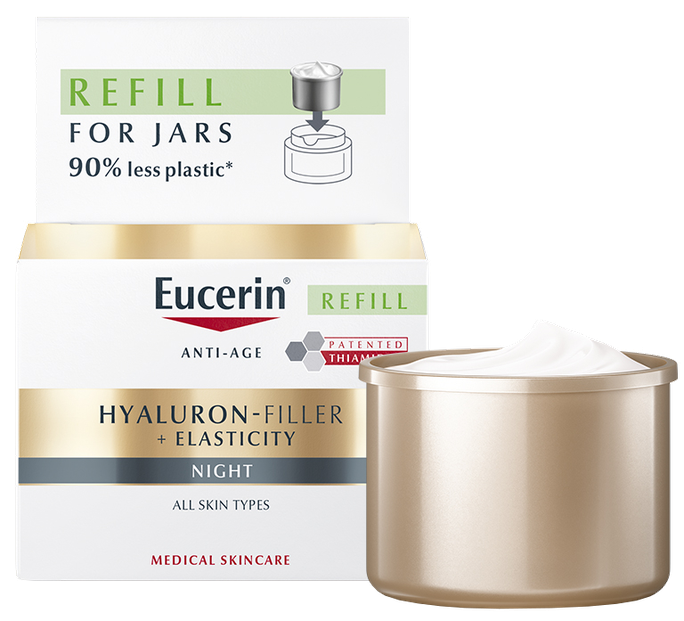 EUCERIN Hyaluron-Filler + Elasticity Night sejas krēms, 50 ml - 1