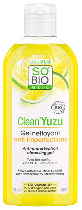 SO BIO ETIC Anti-Imperfection attīroša želeja, 200 ml - 1
