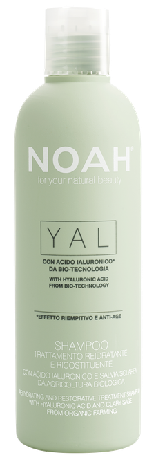 NOAH Yal Filler with Hyaluronic Acid šampūns, 250 ml - 1