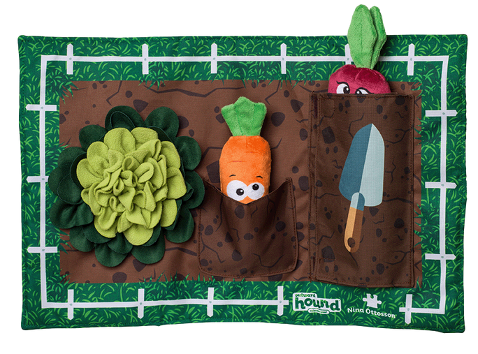 OUTWARD HOUND Puzle Activity Matz Garden Game rotaļlieta, 1 gab. - 1