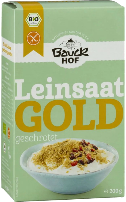 BAUCK HOF rupji maltas zelta linsēklas, 200 g - 1