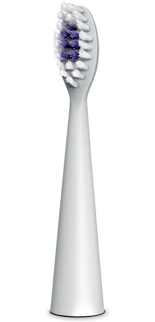 B.WELL Pro-850, White elektriskās zobu birstes uzgaļi, 2 gab. - 2