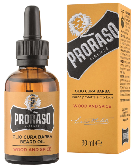 PRORASO Wood and Spice eļļa bārdai, 30 ml - 1