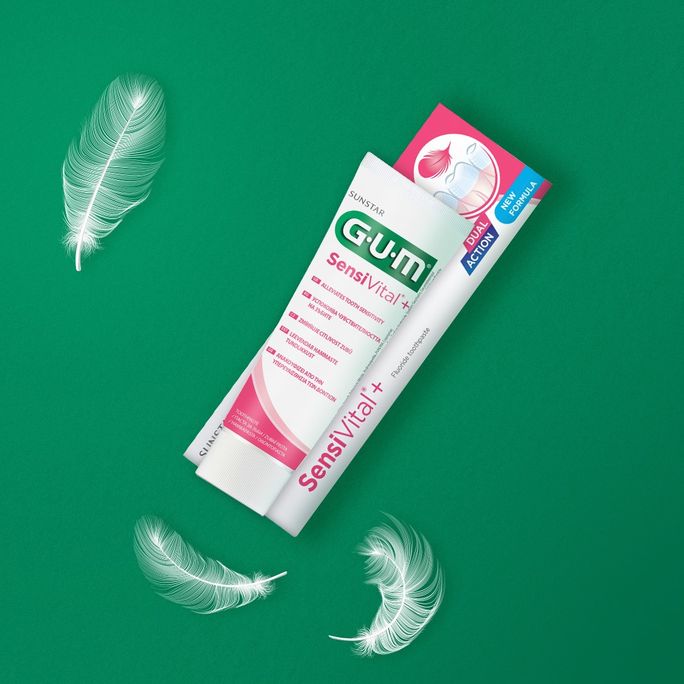 GUM SensiVital+ zobu pasta, 75 ml - 2