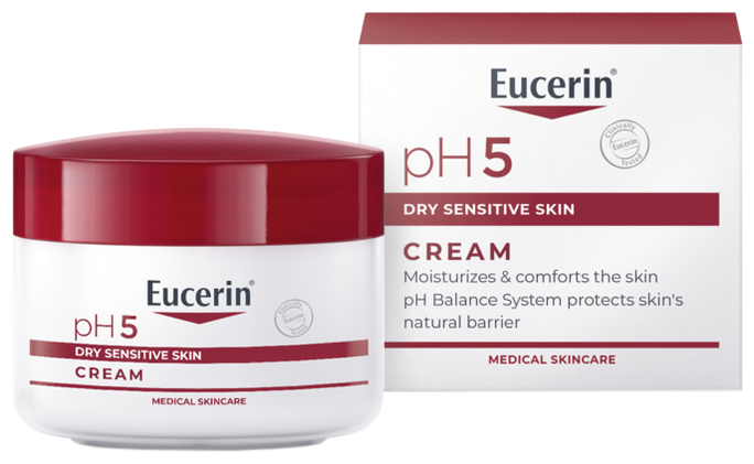 EUCERIN pH5 jautriai odai kremas, 75 ml - 1