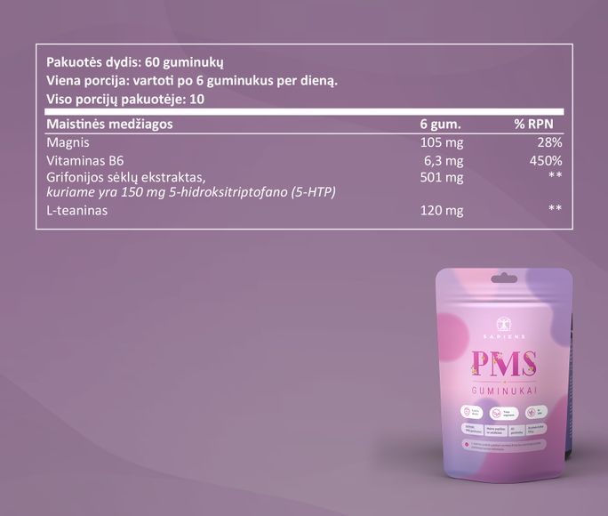 SAPIENS PMS guminukai, 60 vnt. - 3