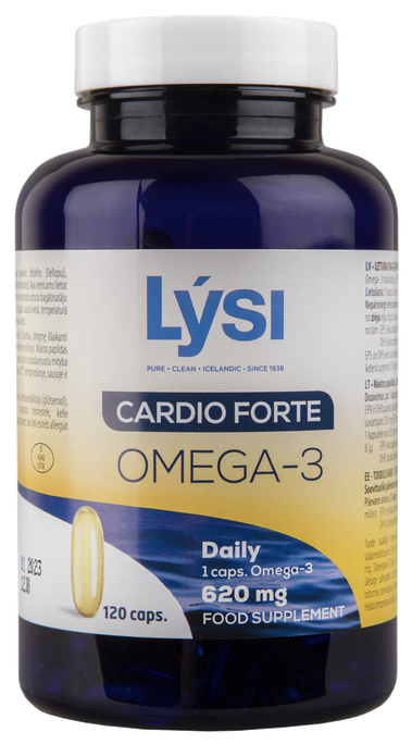 LYSI Omega-3 Cardio Forte kapsulas, 120 gab. - 1