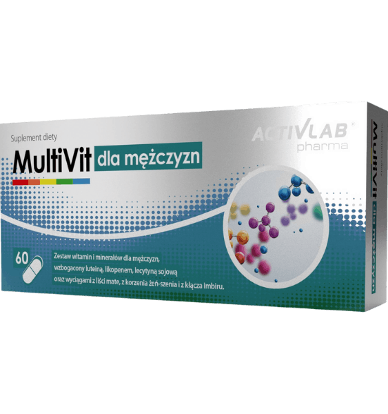 ACTIVLAB MultiVit For Men kapsulės, 60 vnt. - 1
