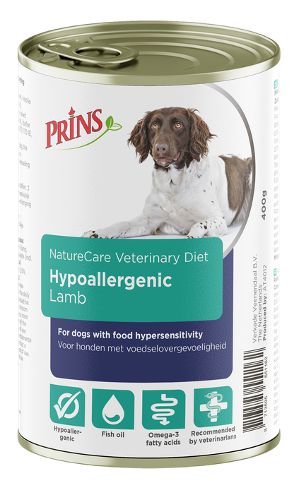 PRINS NatureCare Diet Dog Hypoallergic Lamb mitrā barība, 400 g - 1