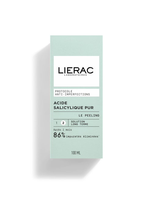 LIERAC Anti-Blemish, mišriai ir riebiai odai su netobulumais valiklis, 100 ml - 2
