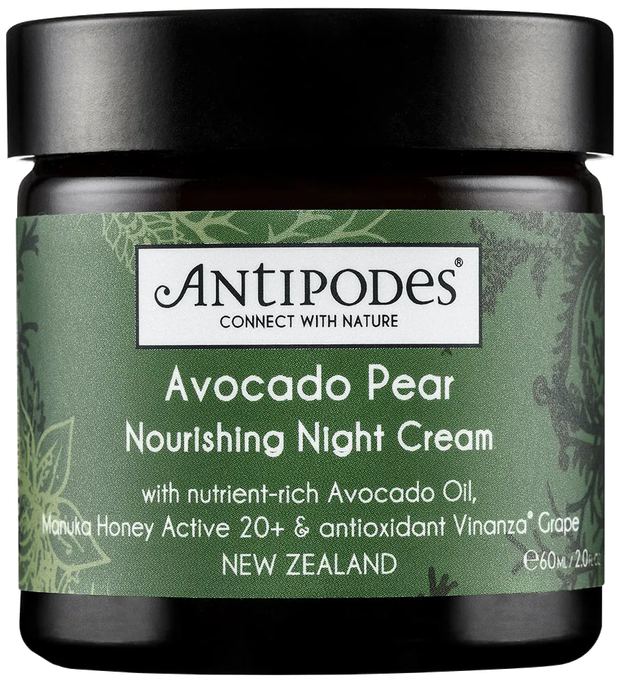 ANTIPODES Avocado Pear Nourishing Night sejas krēms, 60 ml - 1