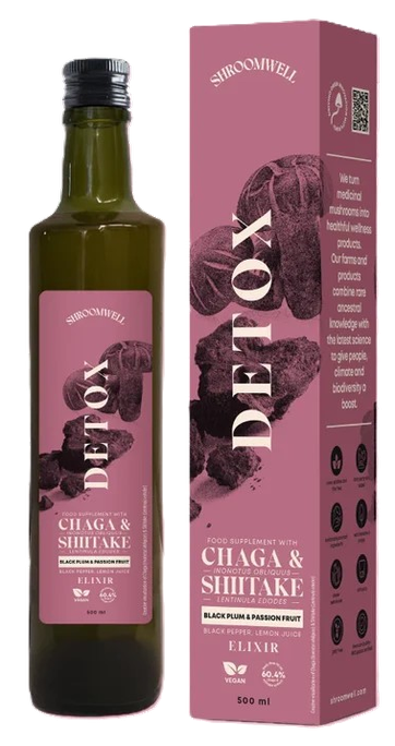 SHROOMWELL Detox eliksīrs, 500 ml - 1