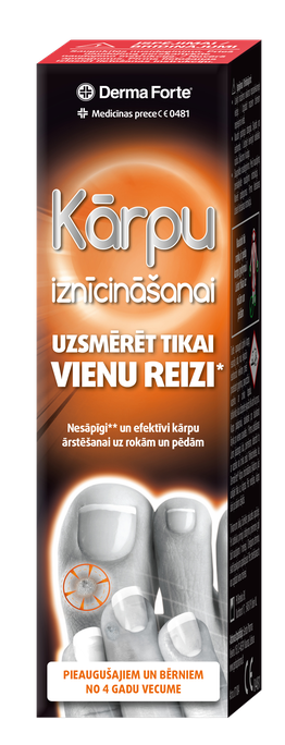DERMA FORTE līdzeklis kārpu iznīcināšanai, 2 ml - 1