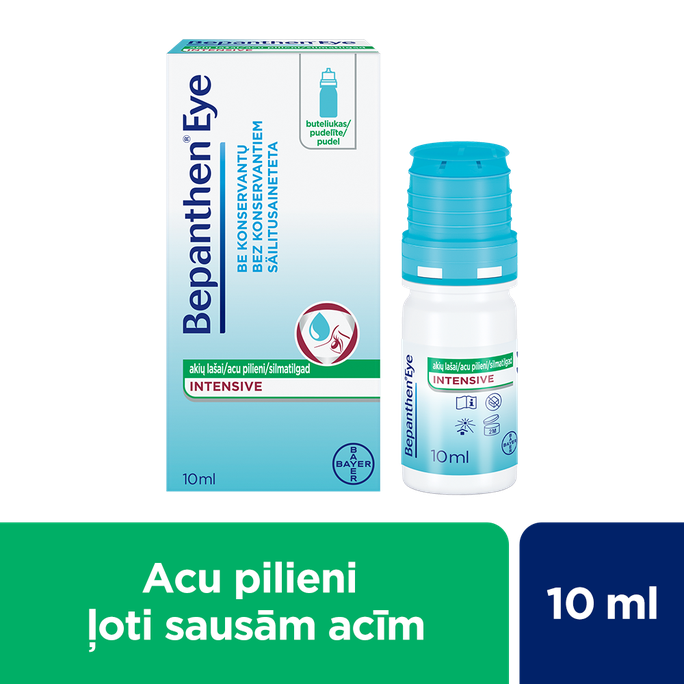 BEPANTHEN Eye Intensive acu pilieni, 10 ml - 1