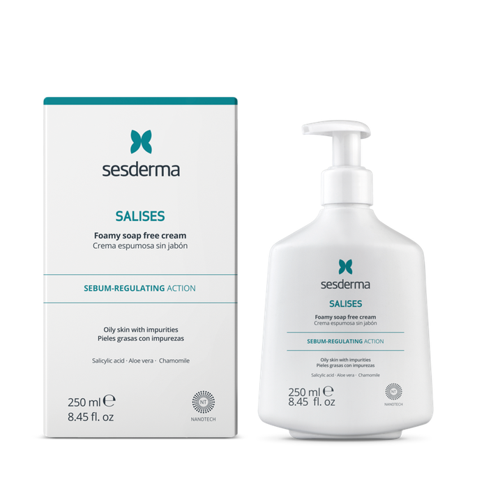 SESDERMA Salises Foamy Soap-free līdzeklis sejas mazgāšanai, 250 ml - 2