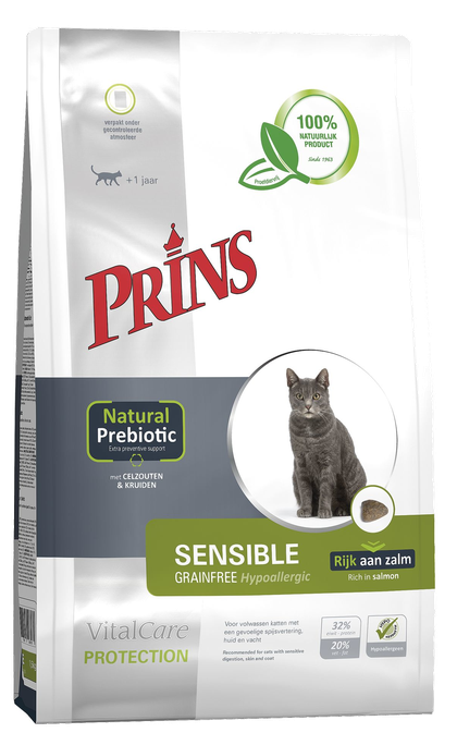 PRINS VitalCare Protection Sensible Grainfree Hypoallergenic sausā barība, 10 kg - 1