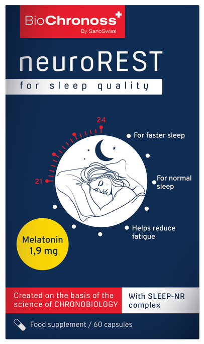 BIOCHRONOSS NeuroREST kapsulas, 60 gab. - 1