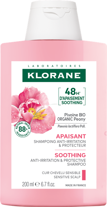 KLORANE With Organic Peony šampūns, 200 ml - 1