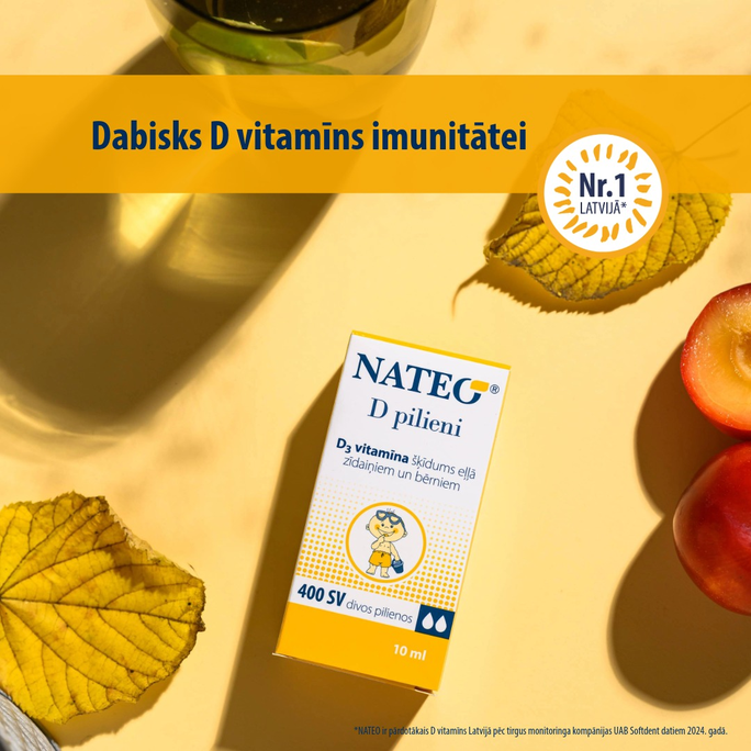 NATEO D 400 SV pilieni, 10 ml - 3