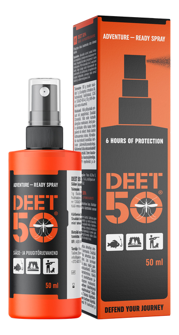 DEET 50 pret odiem un ērcēm sprejs, 50 ml - 1