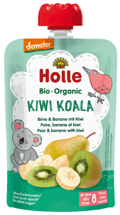 HOLLE Bumbieru, banānu un kivi biezenis, 100 g - 1